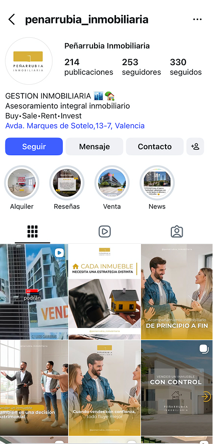 Peñarrubia Inmobiliaria — gestión inmobiliaria en Valencia