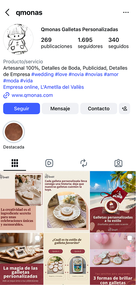 Qmonas — galletas personalizadas